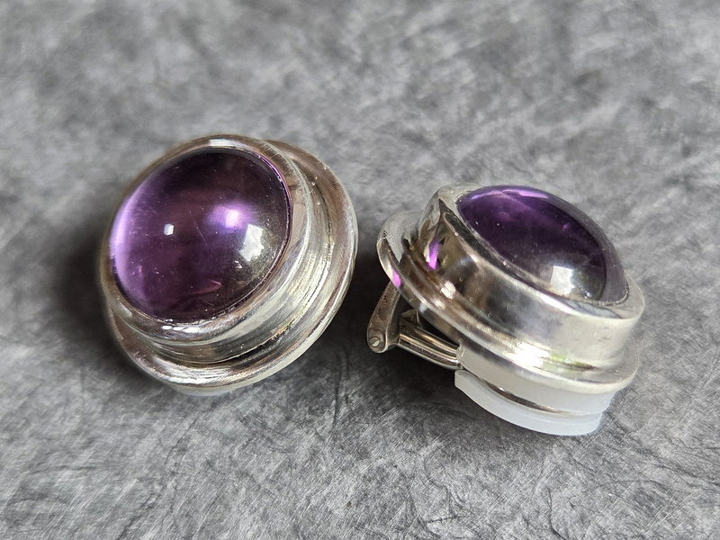 Amethyst Clipse rund – Bild 2