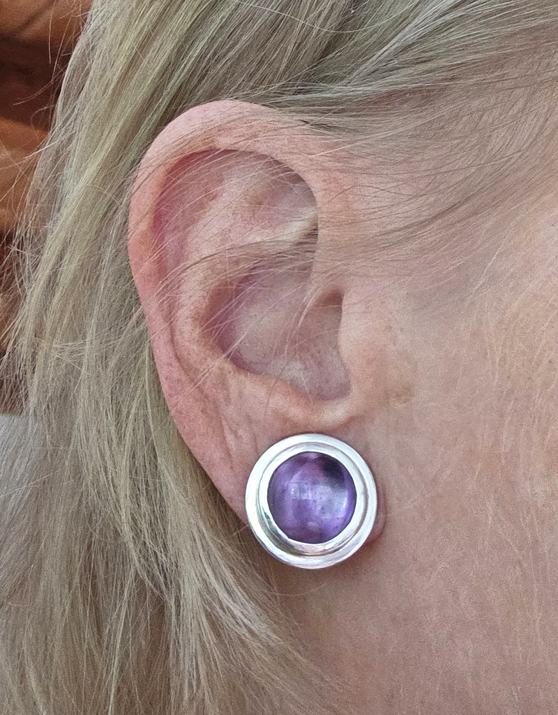Amethyst Clipse rund – Bild 5